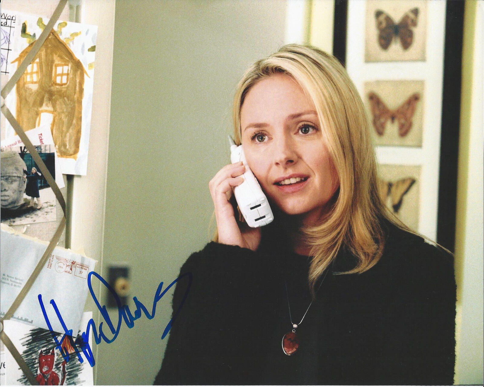 HOPE DAVIS HAND SIGNED AUTHENTIC CHARLIE BARTLETT FLATLINERS B 8X10 Photo Poster painting w/COA