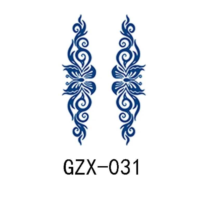 Herbal Semi-Permanent Tattoo Sticker Net Red Tattoo Sticker Waterproof Sweat Lasting Herbal Tattoo Sticker