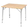 [US Local Warehouse] Adjustable Height Portable Camping Table with Carry Bag for Hiking Beach Fishing