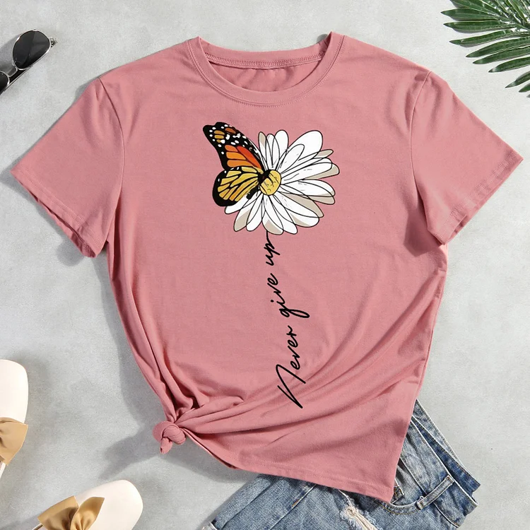ANB - Flower Butterfly  T-shirt Tee -06446