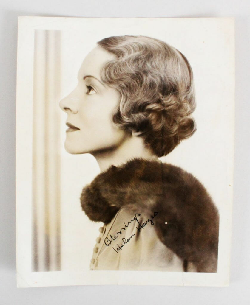 Helen Hayes Signed Photo Poster painting 8x10 - COA JSA