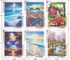 6Pack Landscape-Full Round Diamond Painting(30x40cm)