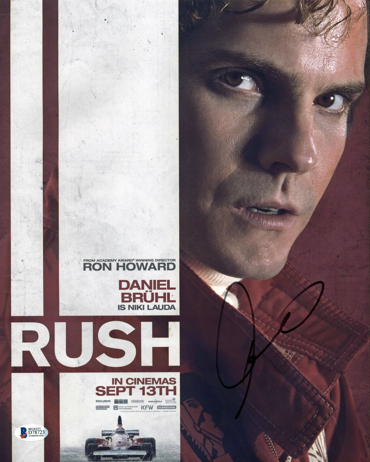 Daniel Bruhl Rush Authentic Signed 11x14 Photo Poster painting Autographed BAS #D78723