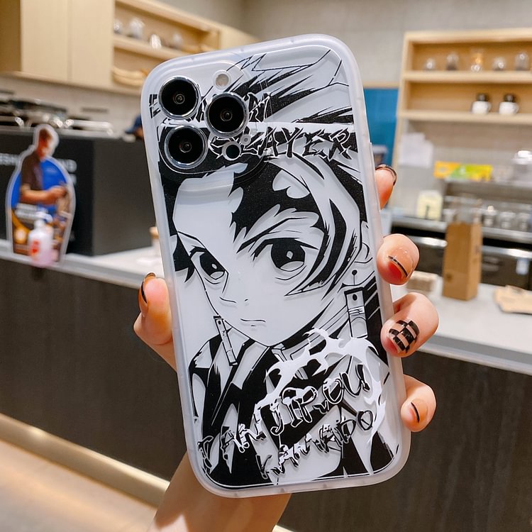 Demon Slayer Tanjirou Nezuko Anime Phone Case For Iphone weebmemes