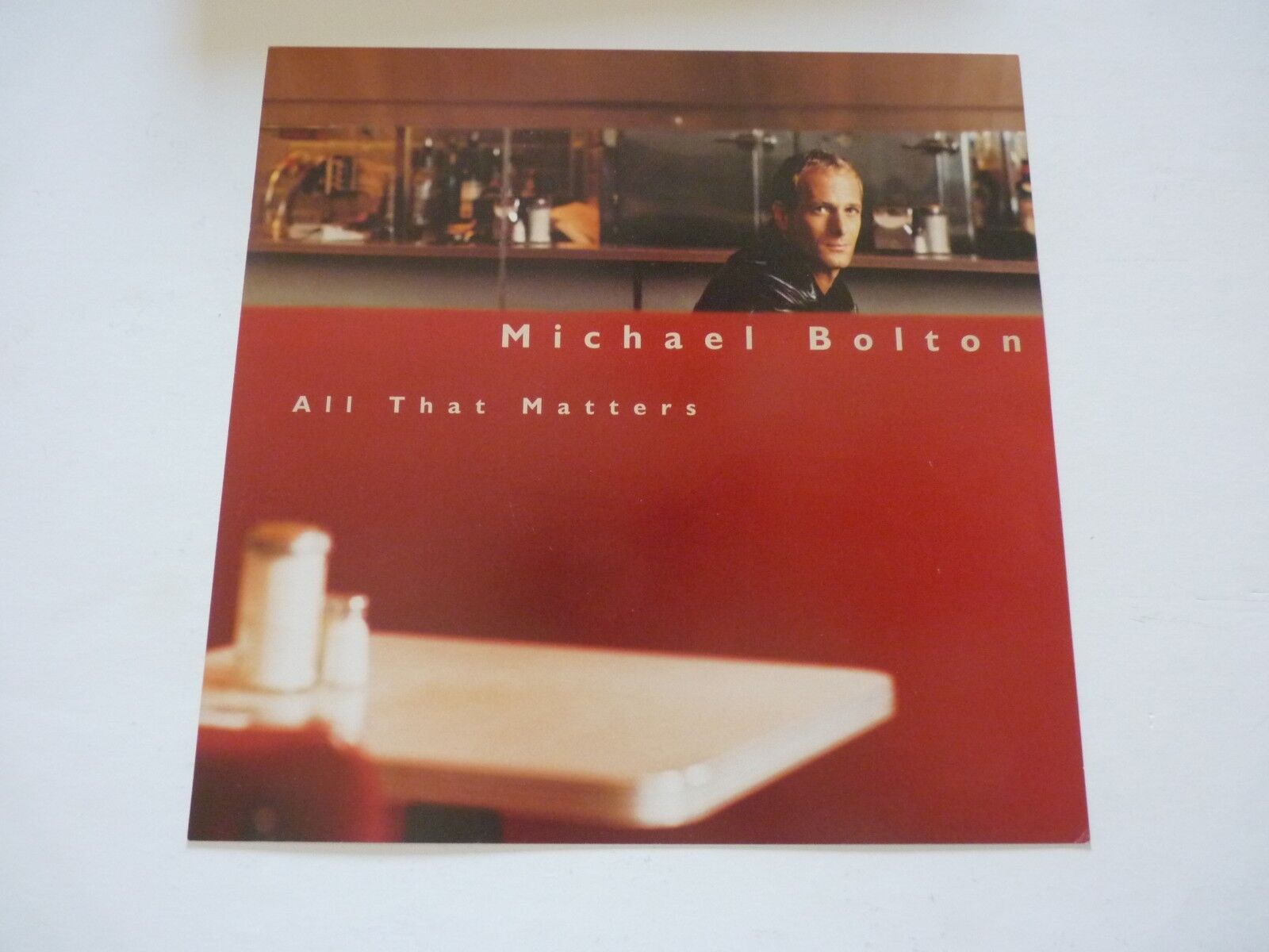 Michael Bolton All that Matters 1997 Promo LP Record Photo Poster painting Flat 12x12 Poster