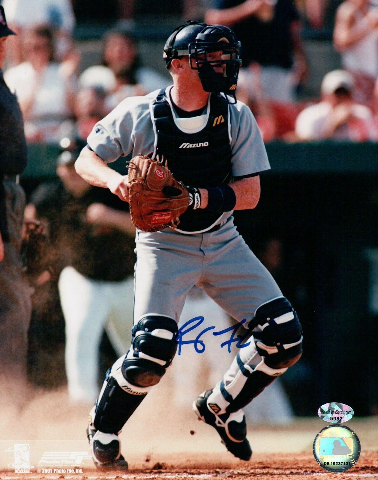 Robert Fick Signed 8X10 Photo Poster painting Autograph Detroit Tigers w/COA Auto Full Gear