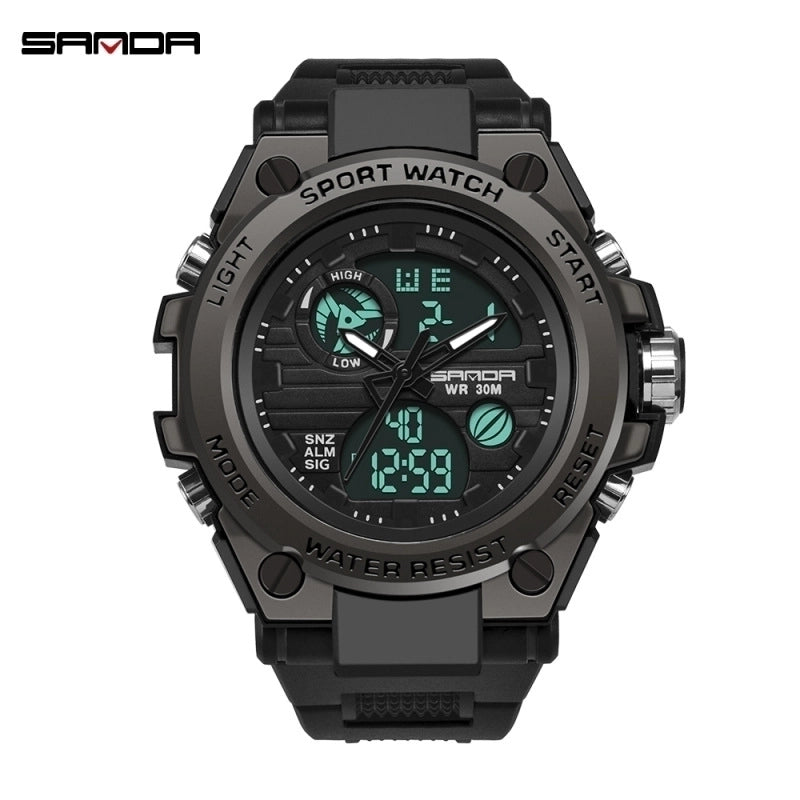 Modern Style Solid Color Electronic Men’s Watches