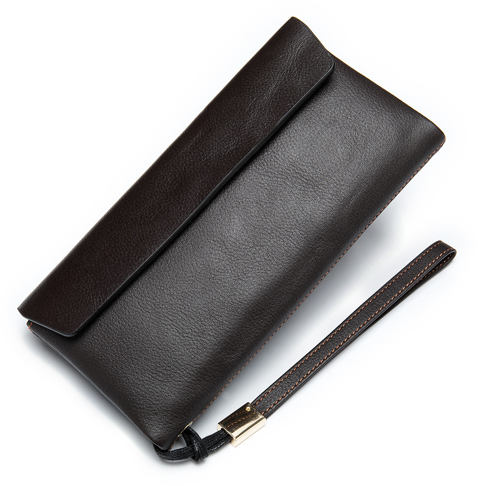 Mature Ladies Multiple Card Slots Genuine Leather Wallet