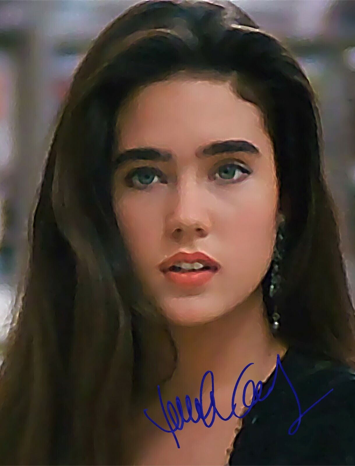 JENNIFER CONNELLY SEXY SIGNED AUTOGRAPH SIGNATURE 8.5X11 Photo Poster painting PICTURE REPRINT