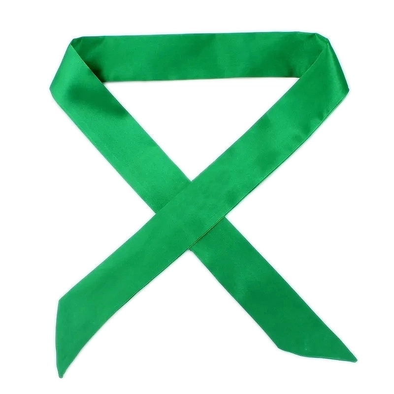 Women’s Minimalist Solid Color Satin Silk Scarves