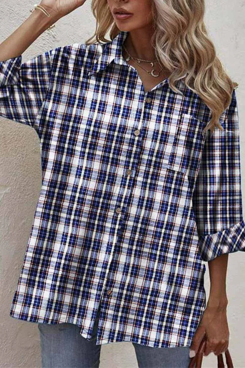 Black And White Checkered Shirt With Joints Tops