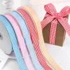 Classic Plaid Ribbon Roll for Gift Wrapping Craft Bowknot