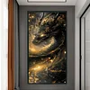 Black Dragon-14CT Stamped Cross Stitch 40*75cm/15.75*29.53in (Big Size)