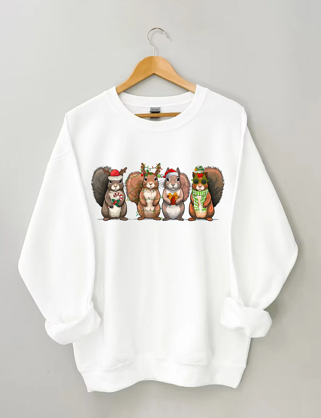 Funny Christmas Squirrel Sweatshirt