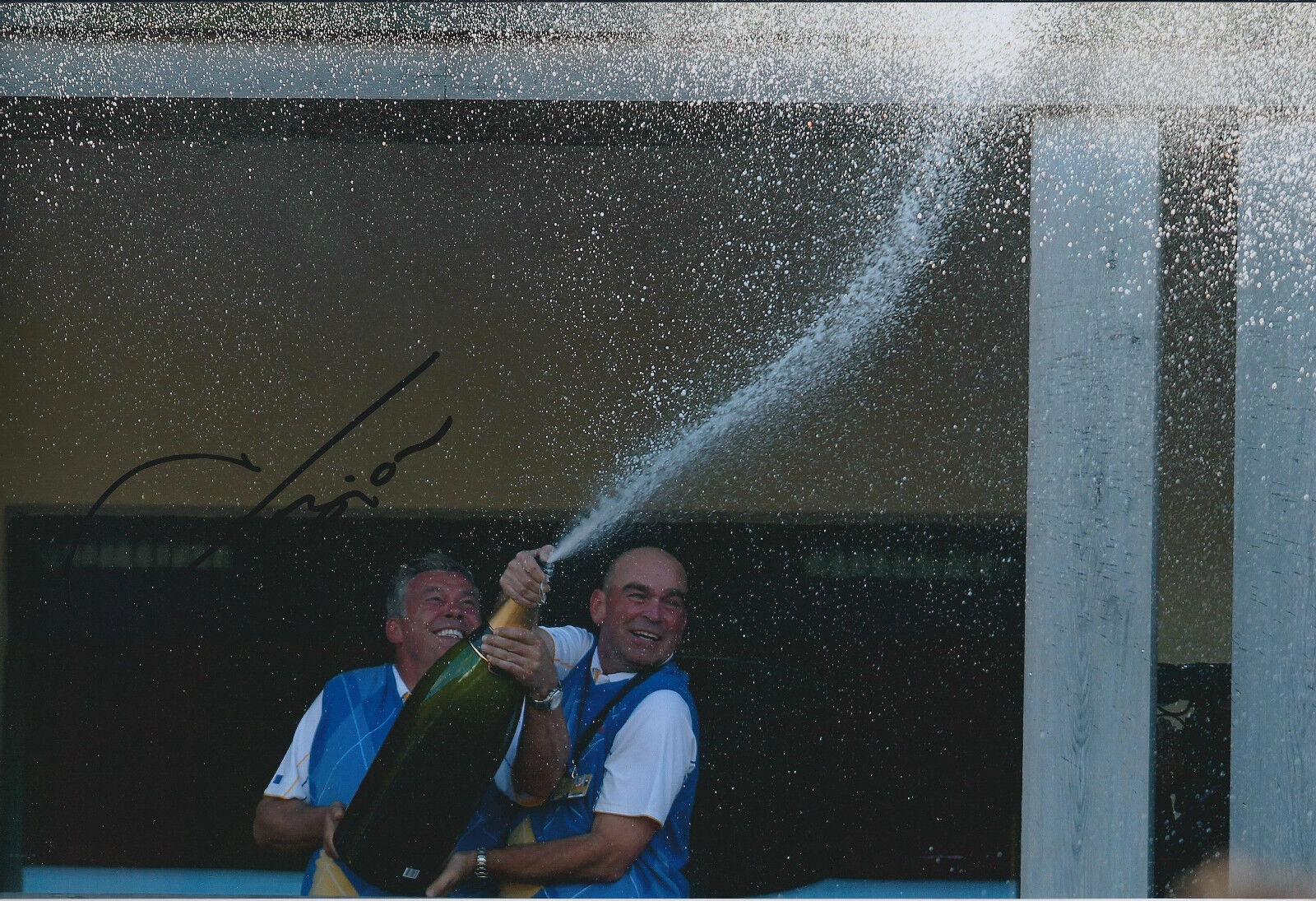 Thomas BJORN SIGNED Autograph 12x8 Photo Poster painting AFTAL COA 2010 Ryder Cup Winner GOLF