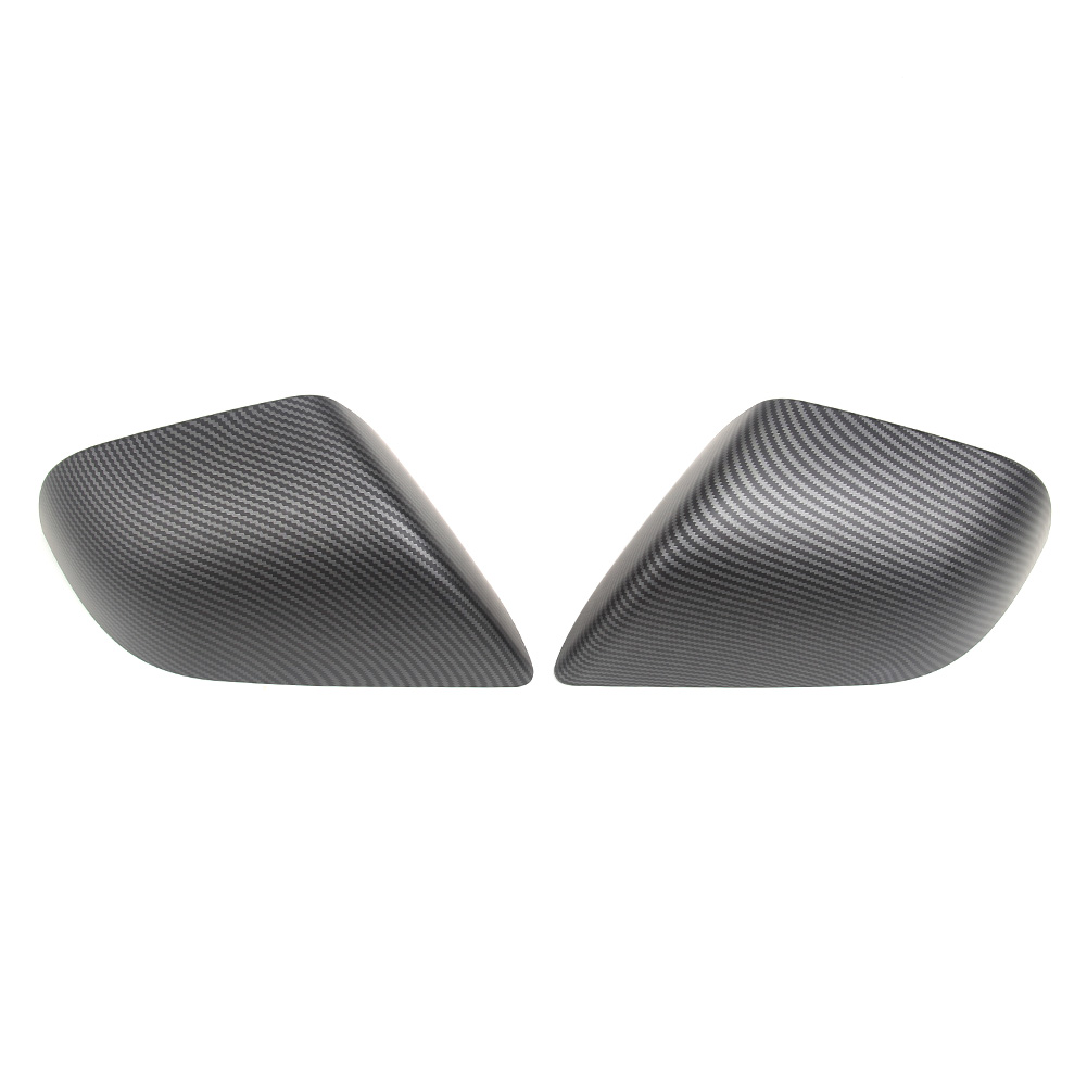 

For Tesla Model 3 2017-2021 Door Mirror Cap Covers Carbon Fiber Look 1 Pair, 501 Original