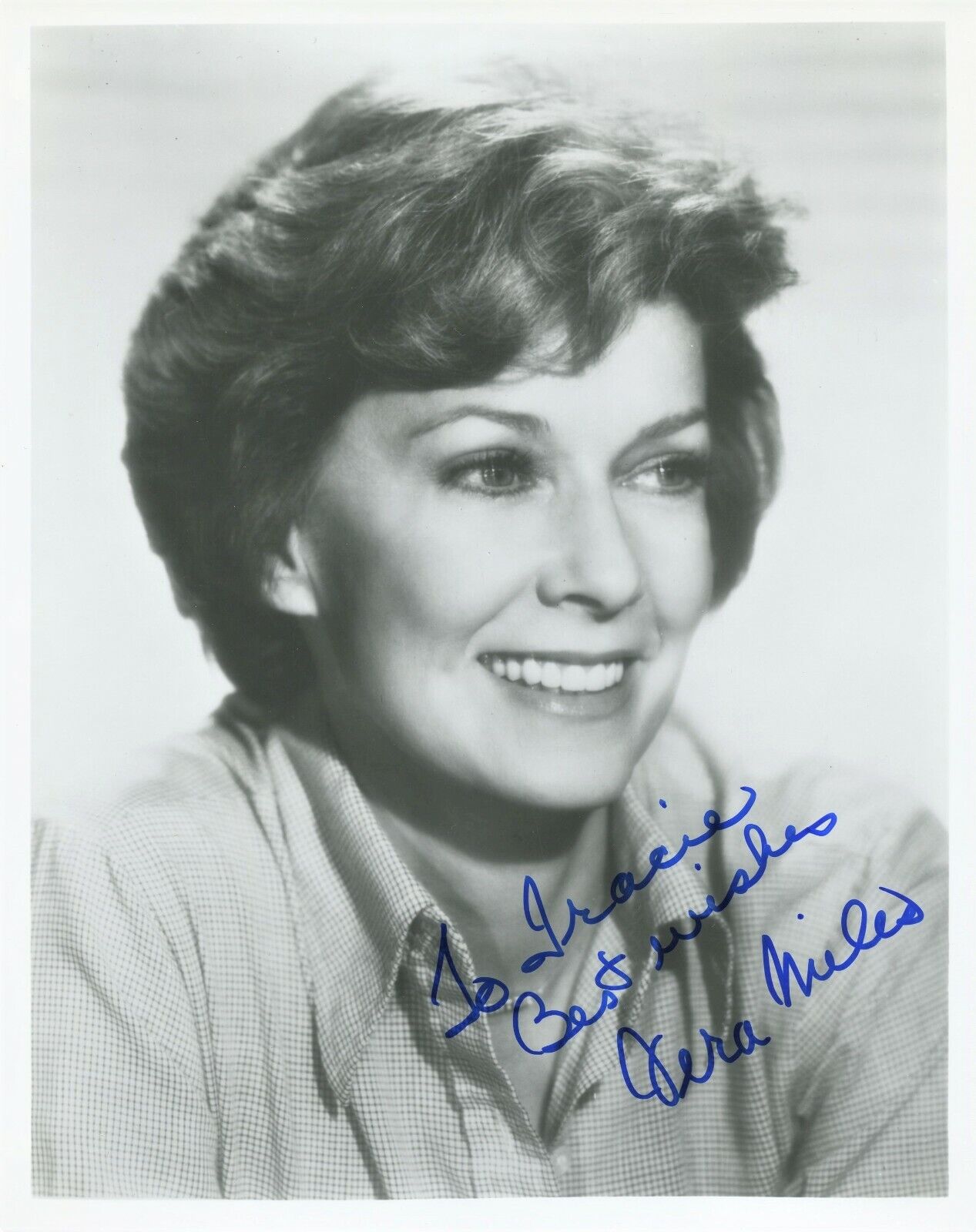 VERA MILES Signed Photo Poster painting