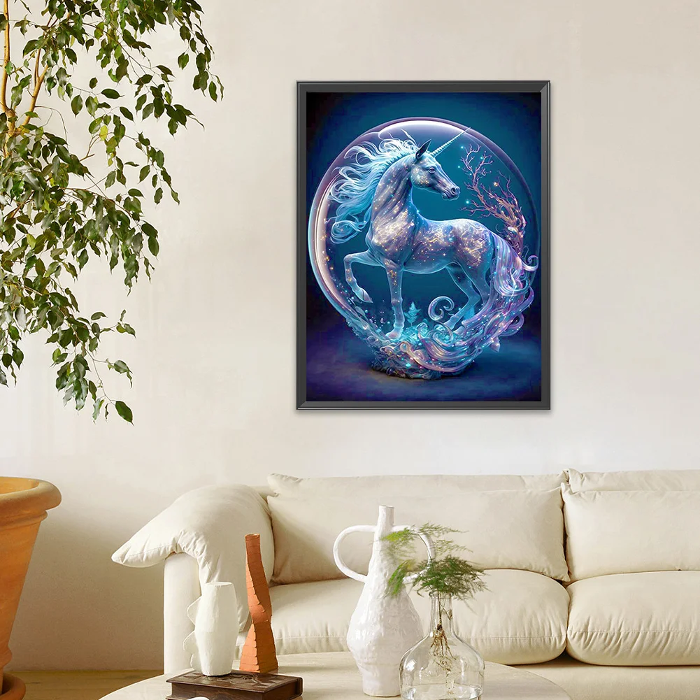 Diamond Painting - Full Round Drill - Unicorn(Canvas|30*40cm)