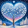 Diamond Painting-DIY Crystal Rhinestone Winter Trees