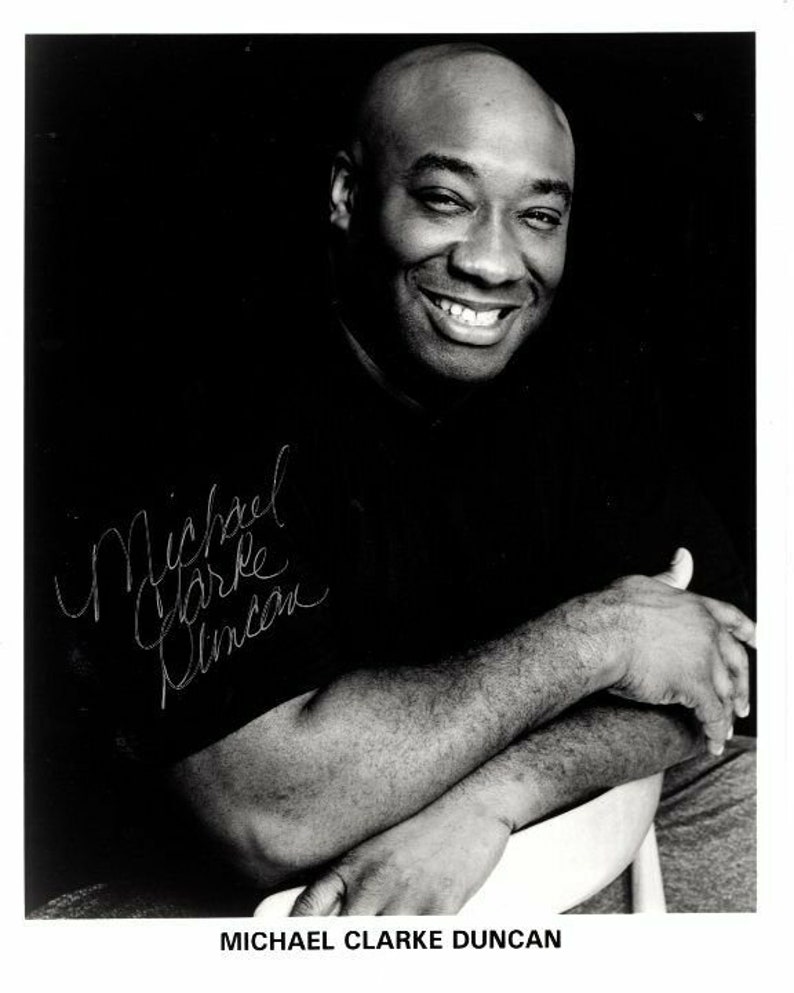 Michael clarke duncan signed autographed Photo Poster painting