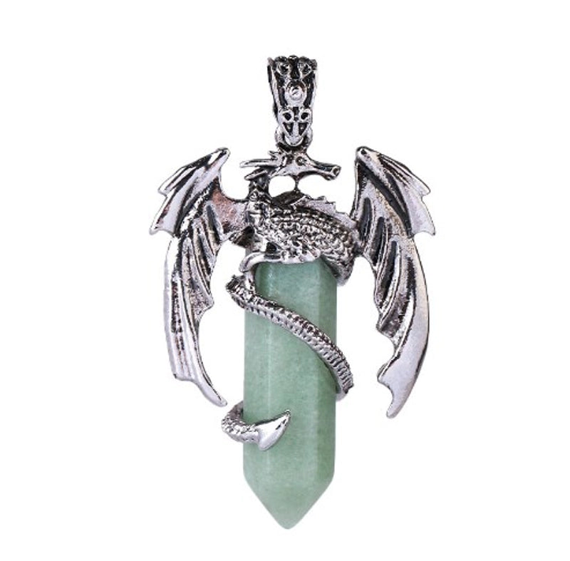 Cool Style Dragon Rope Copper Plating Inlay Natural Stone Unisex Pendant Necklace Necklace Pendant