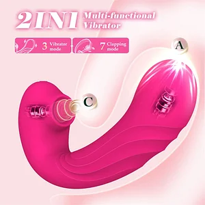 Wearable G Spot Dildo Flapping Vibrators Adult Sex Toys With 7 Vibrating Modes