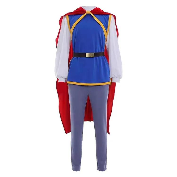 Snow White Prince Florian Blue Outfits Cosplay Costume Halloween Carnival Suit