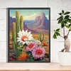 Diamond Painting-DIY Full Round Drill Desert Cactus Flowers