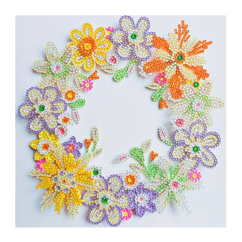 

Quilling Paper Flower - Crystal Special Shaped Diamond Painting - 30*30CM, 501 Original