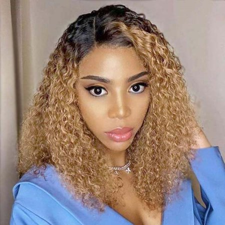 WEQUEEN "Cora" Ombre Blonde Water Wave Lace Front Wig | Flawless Line