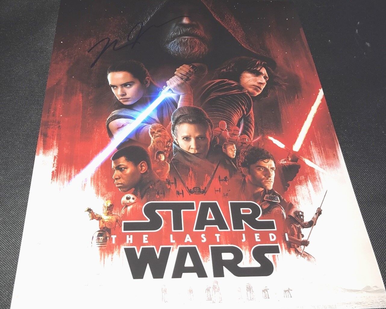 Rian Johnson Star Wars The Last Jedi Hand Signed 11x14 Photo Poster painting COA Proof Director