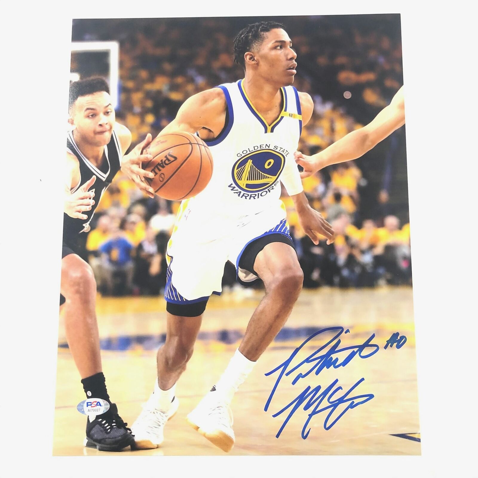 Patrick McCaw signed 11x14 Photo Poster painting PSA/DNA Golden State Warriors Autographed