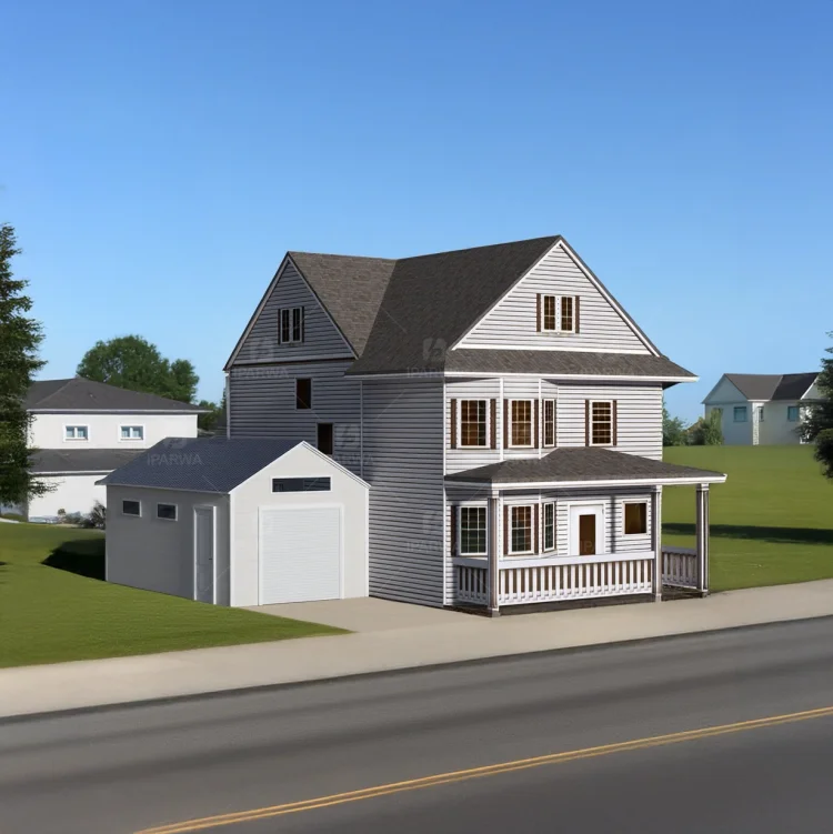 IPARWA Detached ADU Accessory Dwelling Unit Prefab House Garage Warehouse
