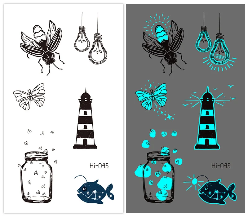 Sdrawing Tattoo Stickers Temporary Moon Star Diamond Planet Festival Carnival Party Glowing Cool Face Tatoo for Men Women