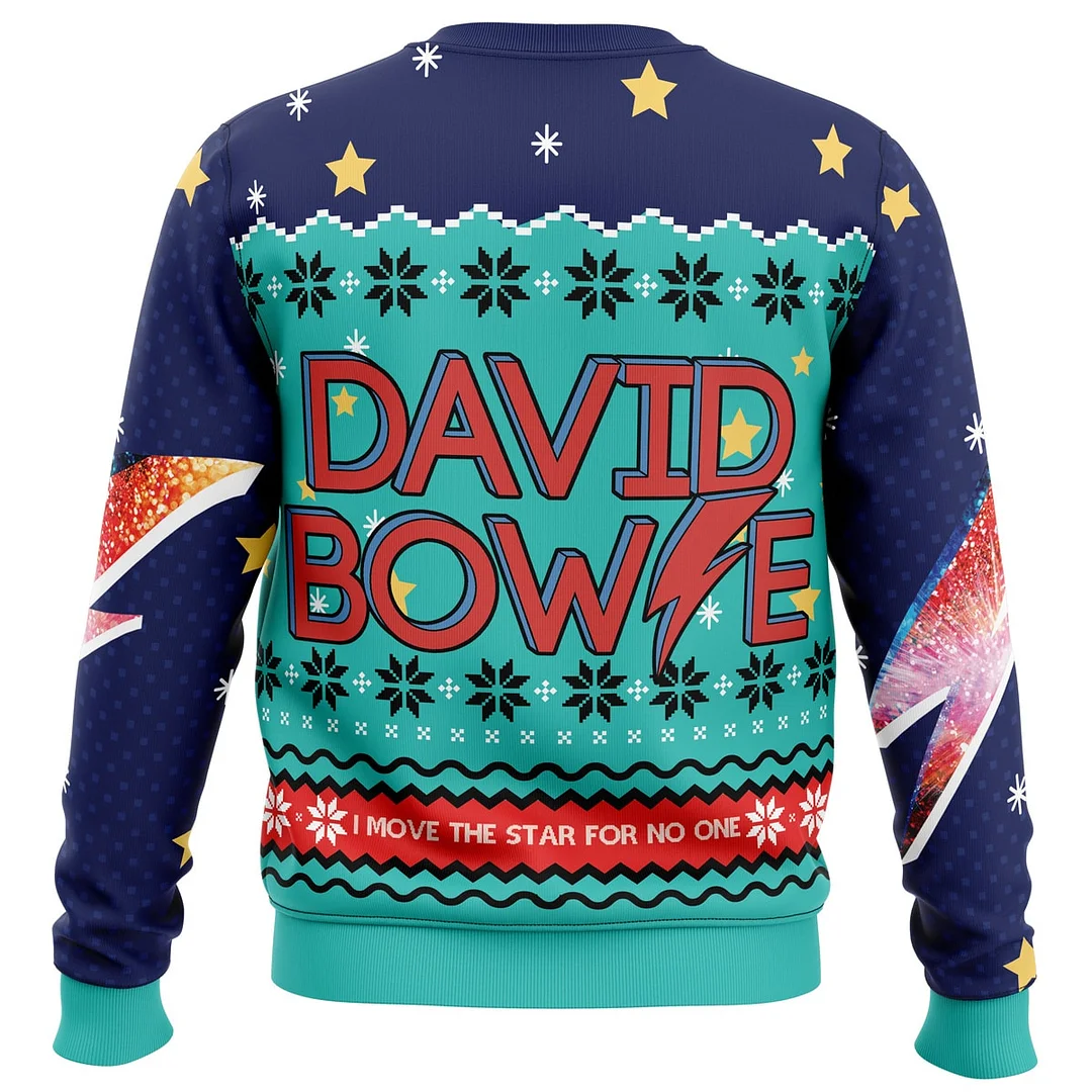 David Bowie Ugly Christmas Sweatshirt