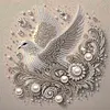 Bird Special Shaped 5D DIY Partial Drill Diamonds Dots Gem Art Kits for Adults Beginners Home Decor Diamonds Paintings Gem Art 11.81 X11.81inch
