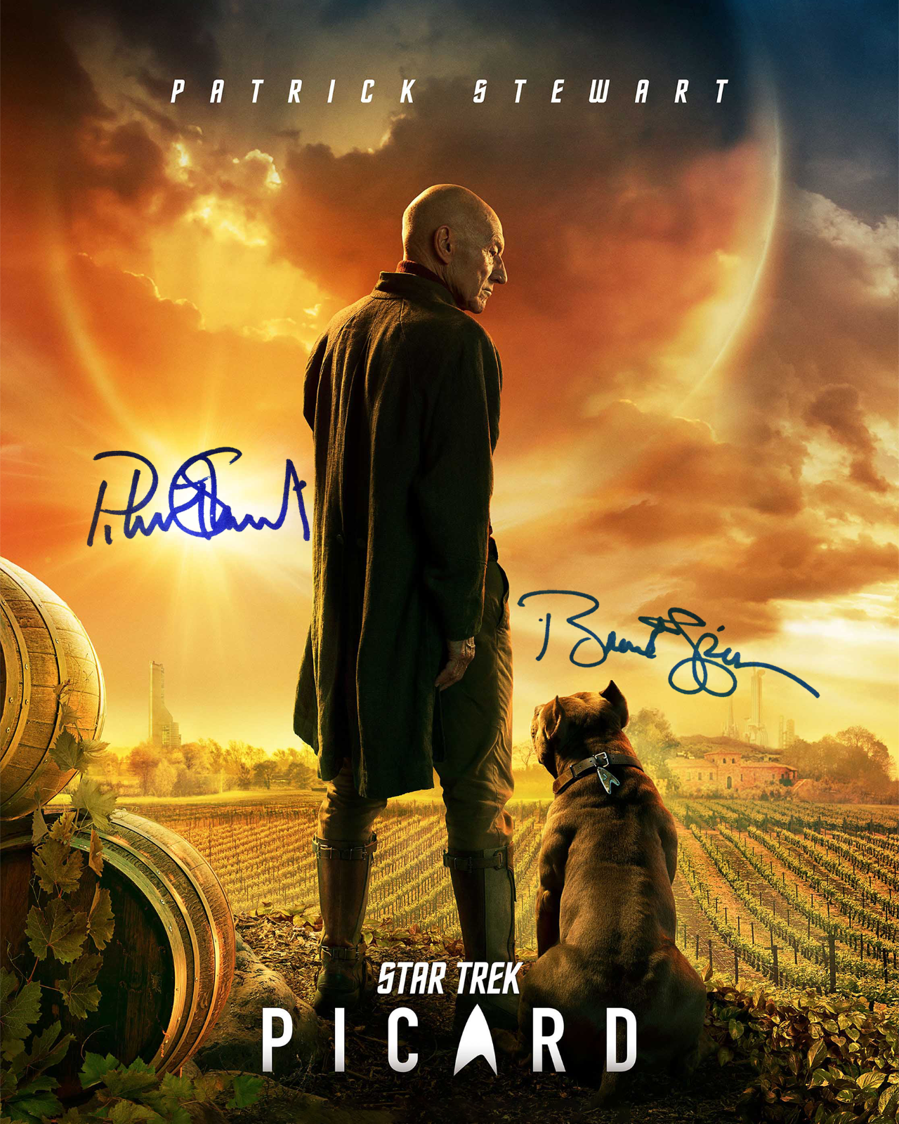 Star Trek Picard signed Patrick Stewart 8X10 Photo Poster painting picture poster autograph RP