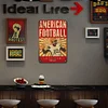 Swono American Football Tin Signs,Gamer Play Football - Metal Tin Signs(8*12Inch/12*16Inch)