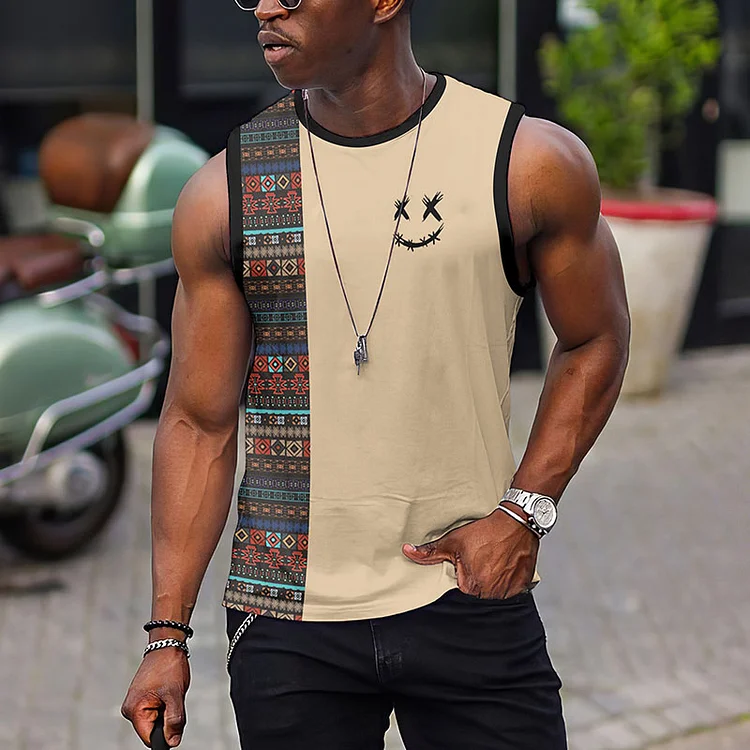 Broswear Jamaica Flag Print Tank Top
