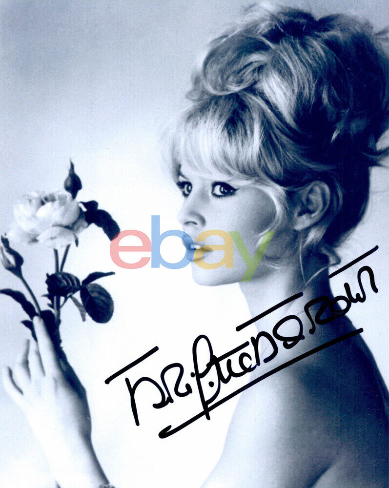 Brigitte Bardot Autographed 8x10 Signed Photo Poster painting reprint