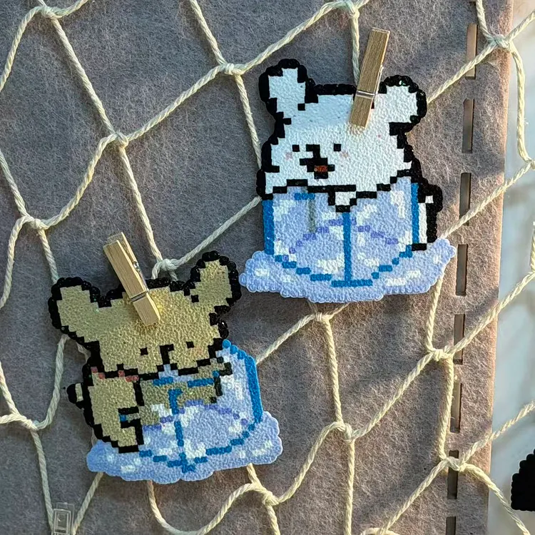 Ice Cube Puppy Digital Pattern 