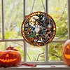DIY Halloween Cat Diamond Painting Single Sided Acrylic Wall Hanging Decor