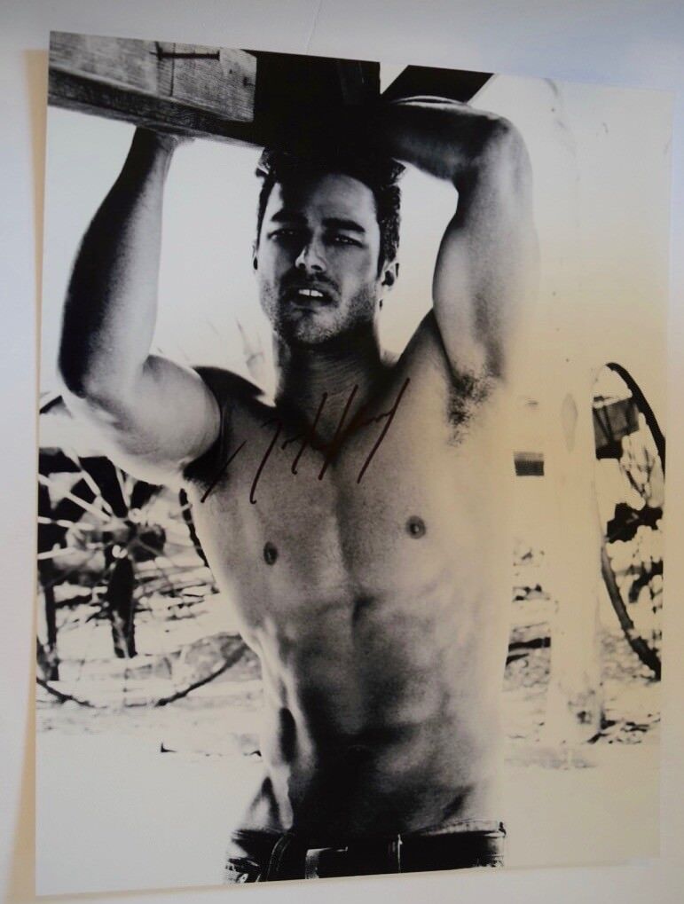 Taylor Kinney Signed Autographed 11x14 Photo Poster painting Chicago Fire Shirtless Pose COA VD