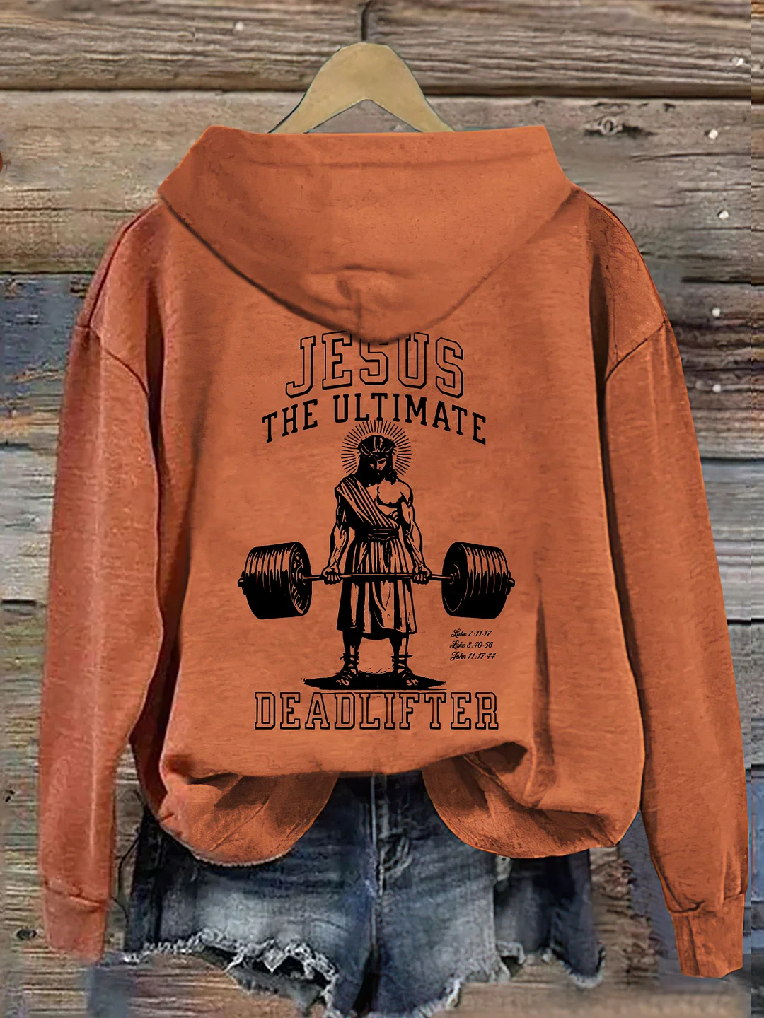 Vintage Jesus Ultimate Deadlifter Hoodie