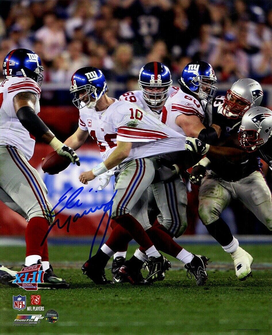 Eli Manning Autographed Signed 8x10 Photo Poster painting ( Giants ) REPRINT