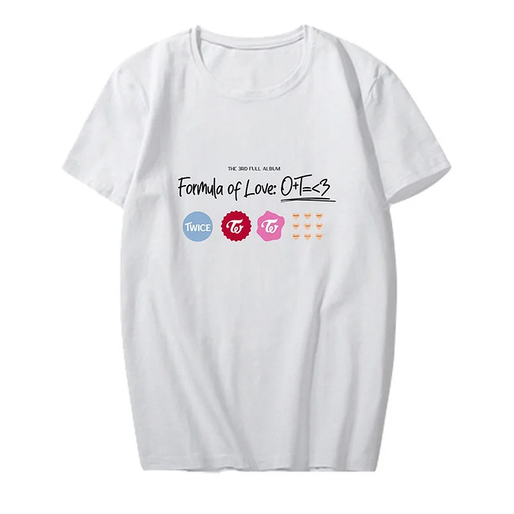 TWICE Formula of Love: O+T=3 Album T-shirt