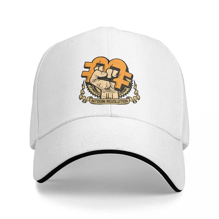 Cryptocurrency Art Bitcoin Revolution Dad Hats Pure Color Womens Hat Outdoor Baseball Caps Peaked Cap