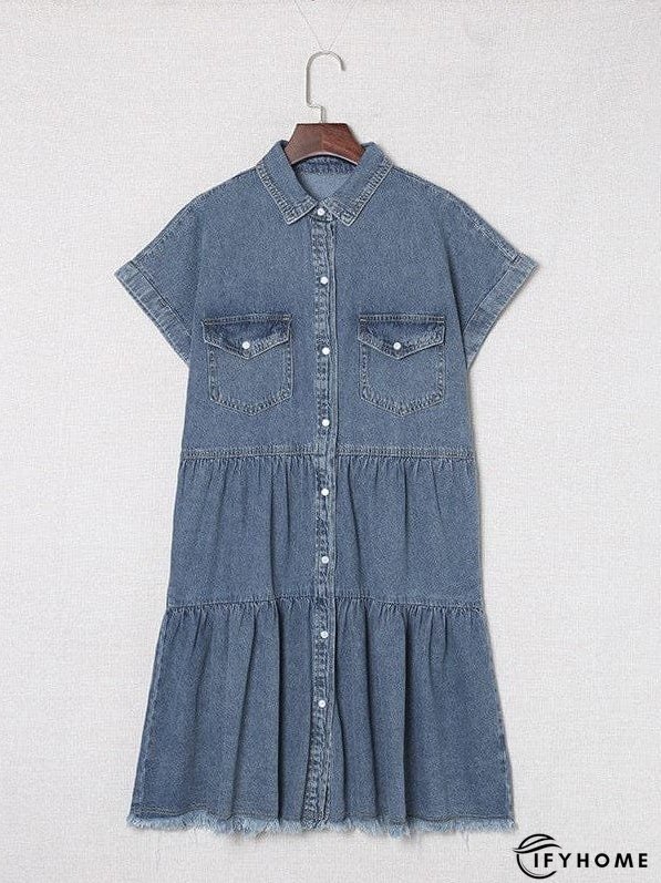 Pocket Denim Dress | IFYHOME