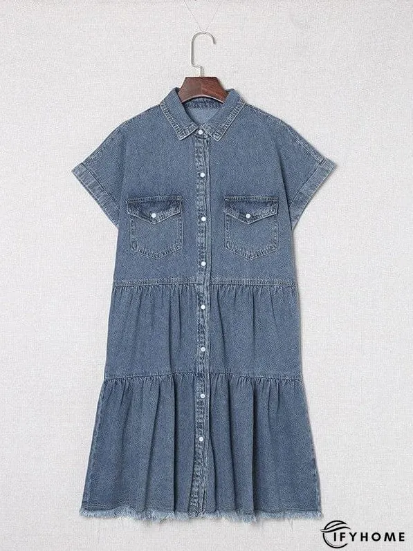 Pocket Denim Dress | IFYHOME