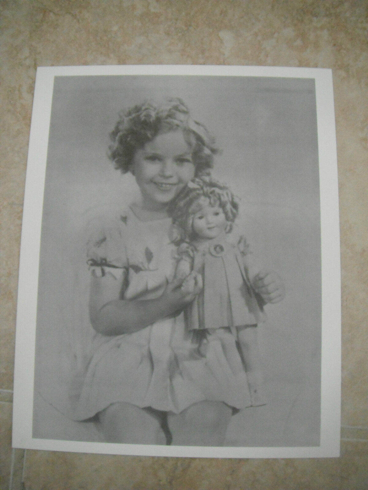 Shirley Temple Black B&W 8x10 Photo Poster painting Promo Picture Curly Sue Doll Young Star